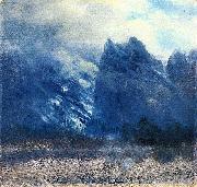 Albert Bierstadt The Wolf River, Kansas Sweden oil painting artist
